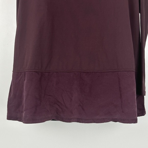 Lululemon Ease of Mind Bordeaux Drama Maroon Rulu Long Sleeve Tee Women's 8/10? - Picture 8 of 9